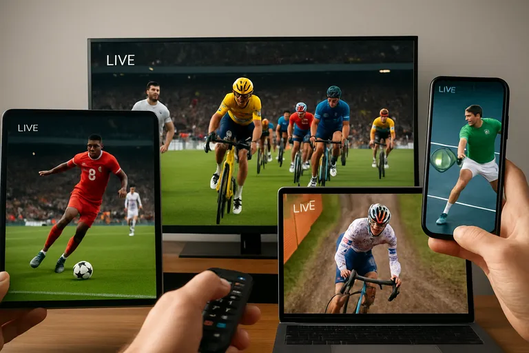 Altijd midden in de actie met live sport, extra streams en rechtstreekse updates van Sporza