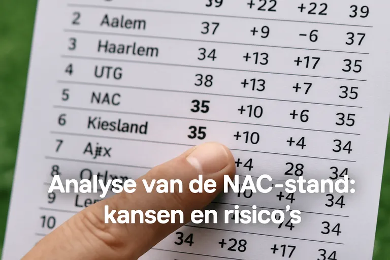 Analyse van de NAC stand: kansen en risico's