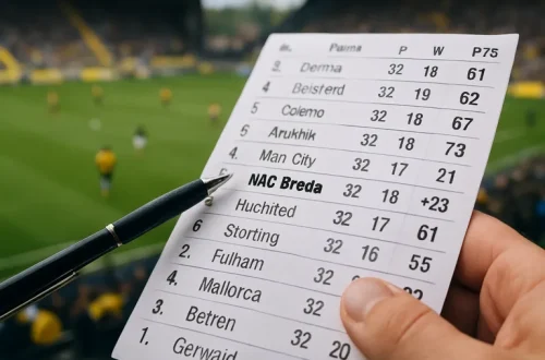 NAC breda op koers: wat de stand en ranglijst nu echt betekenen