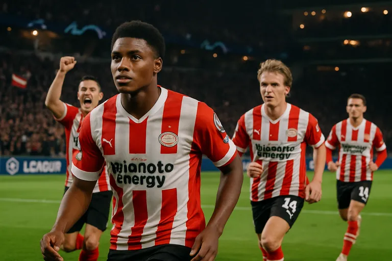 PSV in het huidige champions league-seizoen