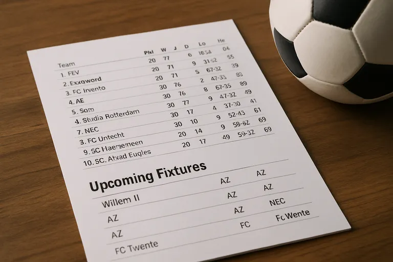 Uitslagen en speelprogramma van AZ