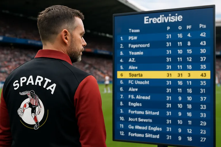 Wat de stand betekent voor Sparta: doelen en scenario's