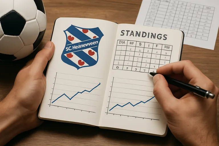 Wat bepaalt de SC Heerenveen stand gedurende het seizoen?
